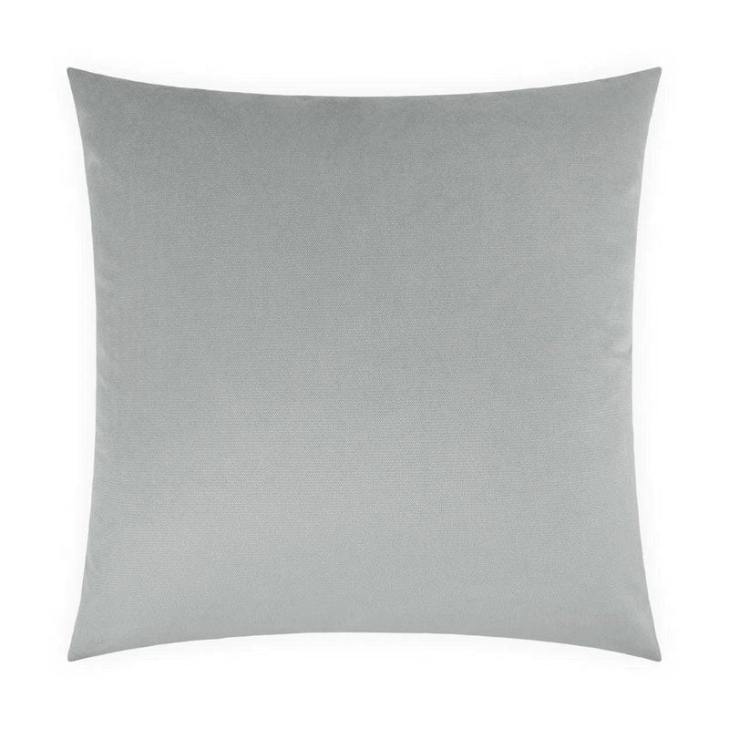 Belvedere Glacier Silver Throw Pillow With Insert Throw Pillows LOOMLAN By D.V. Kap