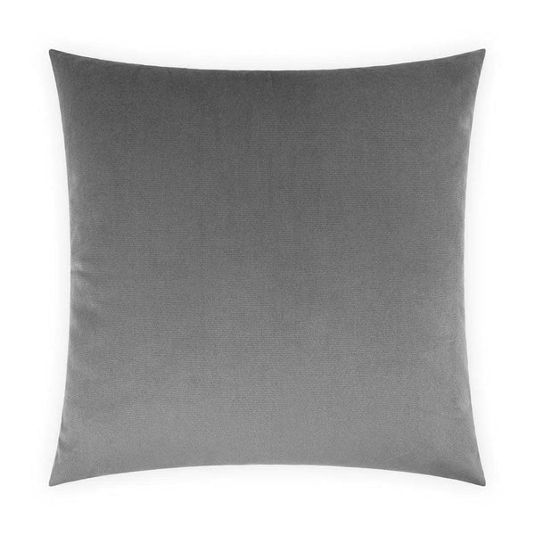 Belvedere Graphite Grey Throw Pillow With Insert Throw Pillows LOOMLAN By D.V. Kap