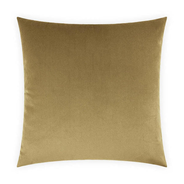 Belvedere Maize Brown Throw Pillow With Insert Throw Pillows LOOMLAN By D.V. Kap