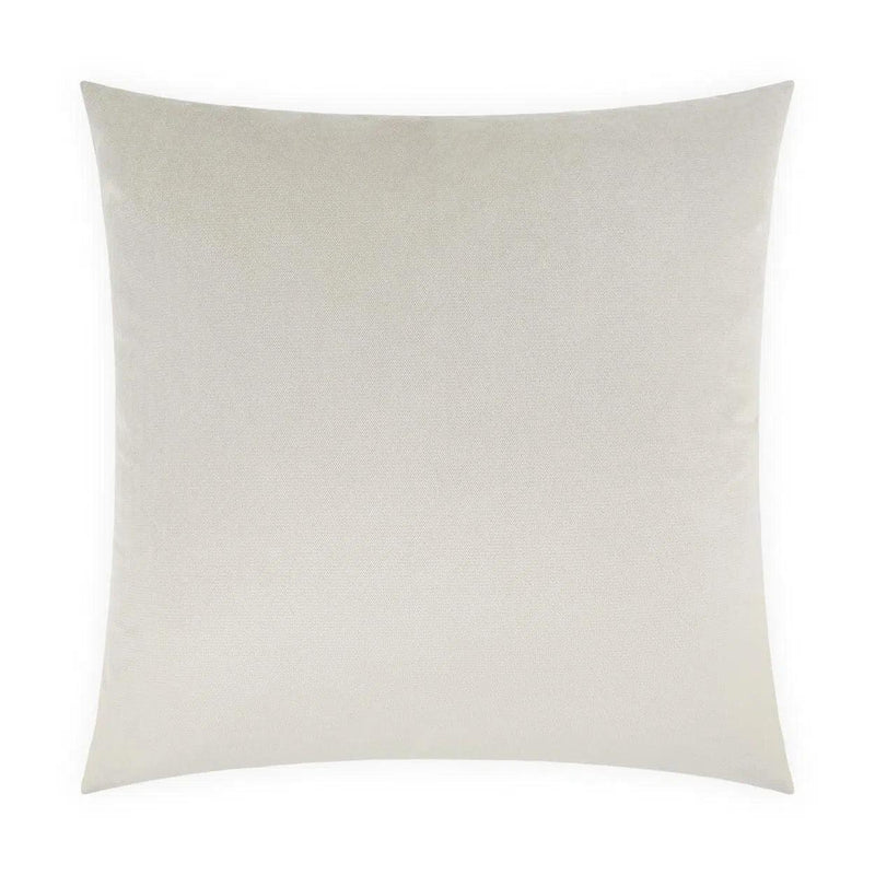 Belvedere Marshmallow Off-White Throw Pillow With Insert Throw Pillows LOOMLAN By D.V. Kap