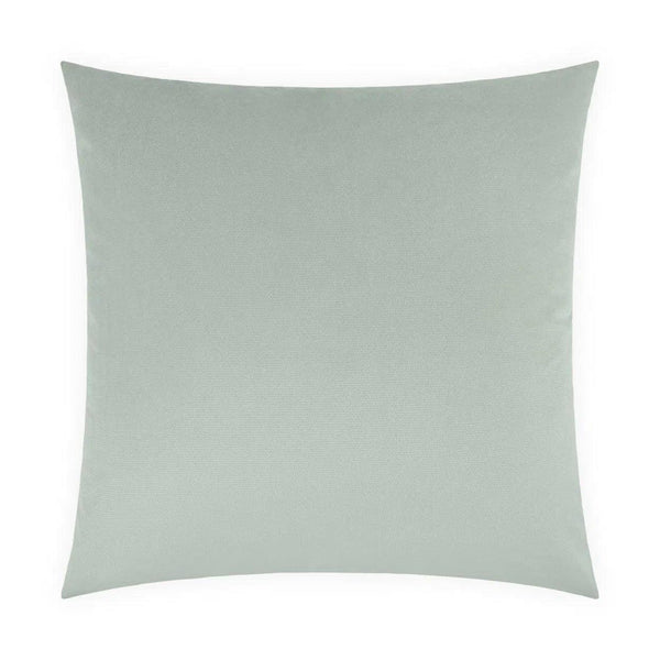 Belvedere Mist Grey Throw Pillow With Insert Throw Pillows LOOMLAN By D.V. Kap