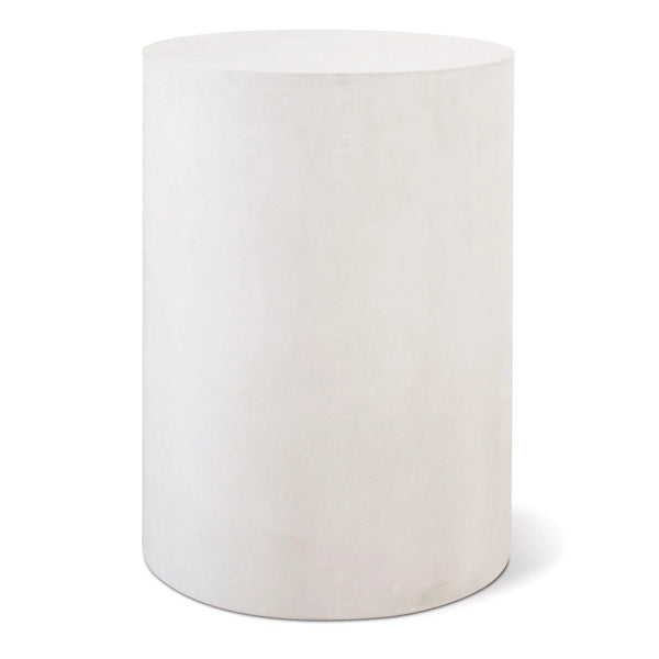 Ben Accent Table - White Outdoor End Table Outdoor Side Tables LOOMLAN By Seasonal Living