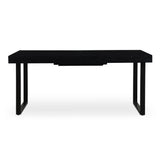 Ben Wood and Metal Rectangular Extension Dining Table Dining Tables LOOMLAN By Moe's Home