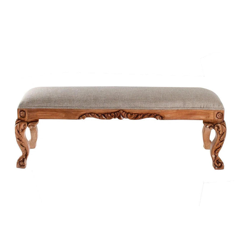 Bench Charlotte Upholstered Bedroom Bench Bedroom Benches LOOMLAN By Peninsula Home