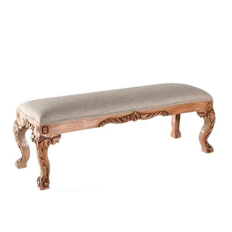 Bench Charlotte Upholstered Bedroom Bench Bedroom Benches LOOMLAN By Peninsula Home