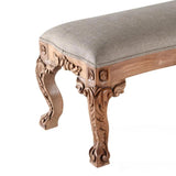 Bench Charlotte Upholstered Bedroom Bench Bedroom Benches LOOMLAN By Peninsula Home