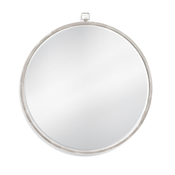 Bennet Iron Grey Wall Mirror Wall Mirrors LOOMLAN By Bassett Mirror