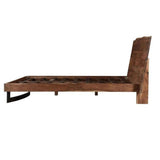 Bent Brown Wooden Bed Frame Beds LOOMLAN By Moe's Home