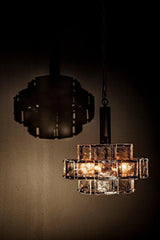 Bergdorf Pendant, Black Steel Pendants LOOMLAN By Noir