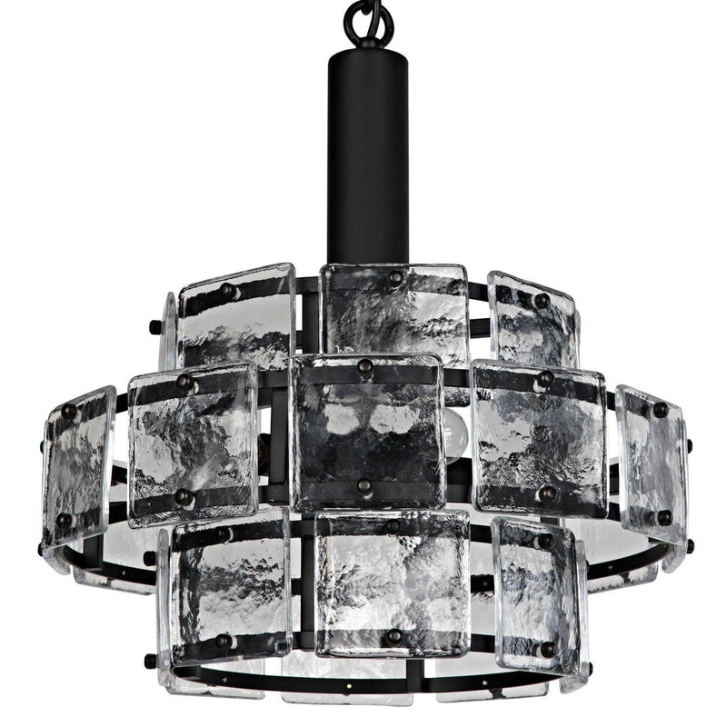 Bergdorf Pendant, Black Steel Pendants LOOMLAN By Noir