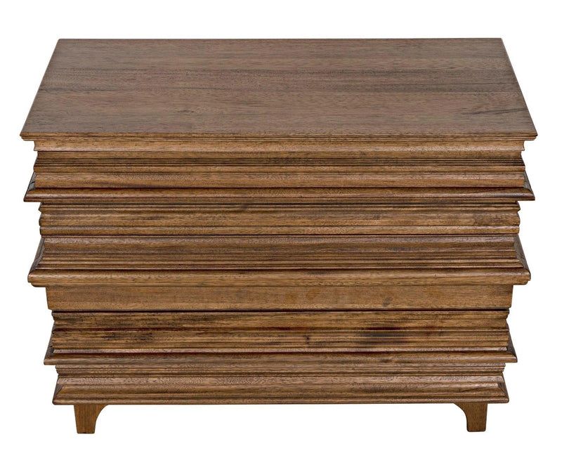 Bernard Wood Brown Chest Chests LOOMLAN By Noir