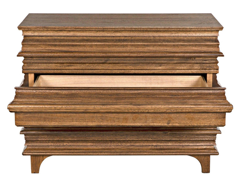 Bernard Wood Brown Chest Chests LOOMLAN By Noir