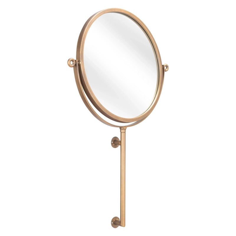 Bernis Mirror Gold Wall Mirrors LOOMLAN By Zuo Modern