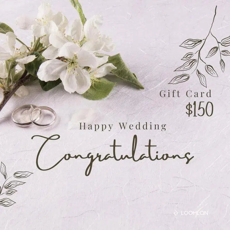 Best Wedding Gift Cards - Perfect Gift for Newlyweds Gift Cards LOOMLAN By LOOMLAN