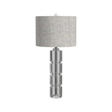Bethany Crystal Grey Table Lamp Table Lamps LOOMLAN By Bassett Mirror