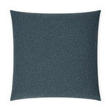 Beyond Peacock Solid Textured Blue Large Throw Pillow With Insert Throw Pillows LOOMLAN By D.V. Kap