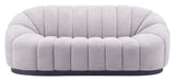 Bhutan Sofa Light Gray Sofas & Loveseats LOOMLAN By Zuo Modern