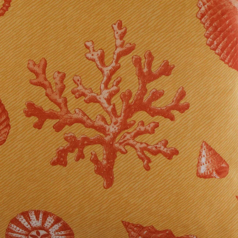 Big Sur Orange Throw Pillow With Insert Throw Pillows LOOMLAN By D.V. Kap