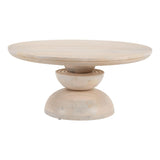 Bilanka Natural Round Coffee Table Coffee Tables LOOMLAN By Zuo Modern