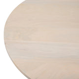 Bilanka Natural Round Coffee Table Coffee Tables LOOMLAN By Zuo Modern