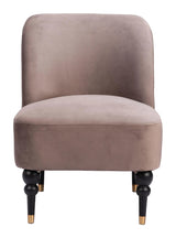 Bintulu Accent Chair Taupe Club Chairs LOOMLAN By Zuo Modern