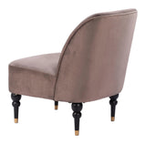 Bintulu Accent Chair Taupe Club Chairs LOOMLAN By Zuo Modern