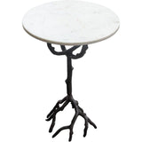 Birch Round Accent Table Side Tables LOOMLAN By Diamond Sofa