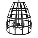 Birdcage Black Steel Pendant 305 Pendants LOOMLAN By Noir