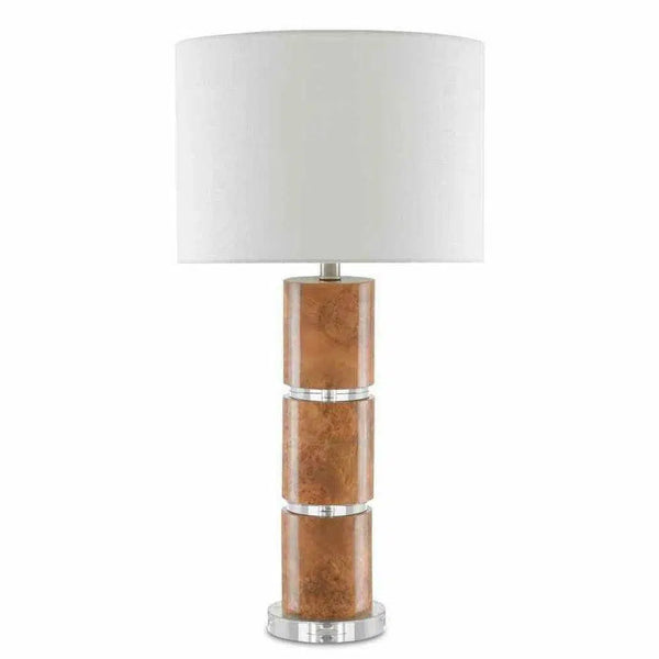 Birdseye Maple Veneer Birdseye Table Lamp Table Lamps LOOMLAN By Currey & Co