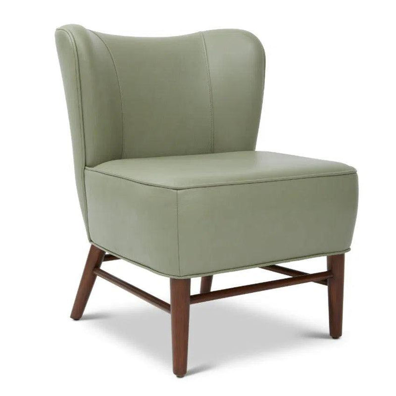 Bitsy Aniline Top Grain Leather Accent Chair Accent Chairs LOOMLAN By One For Victory