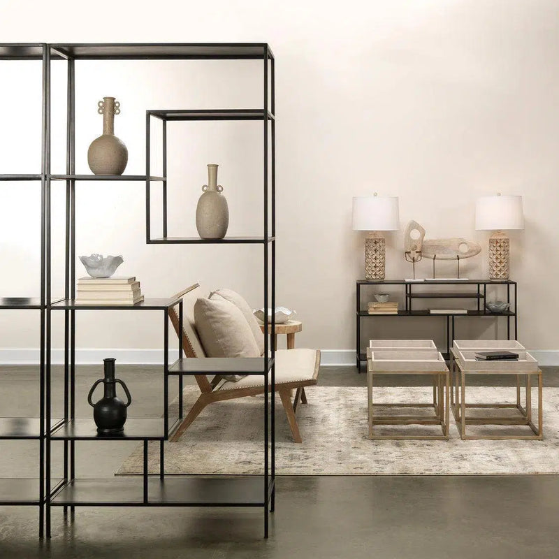 Black Iron Element Etagere Etageres LOOMLAN By Jamie Young