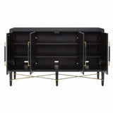 Black Lacquered Verona Sideboard For Dining Room Sideboards LOOMLAN By Currey & Co