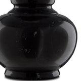 Black Piccolo Black Mini Table Lamp Table Lamps LOOMLAN By Currey & Co