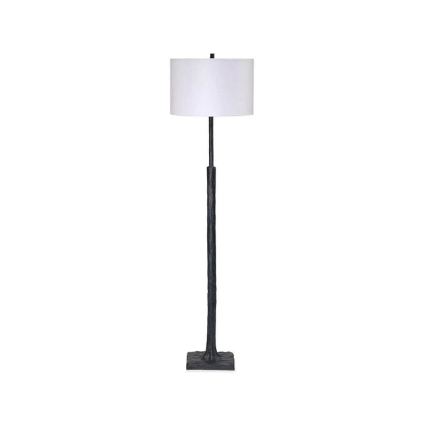 Black Polyresin Humble Floor Lamp Floor Lamps LOOMLAN By Jamie Young