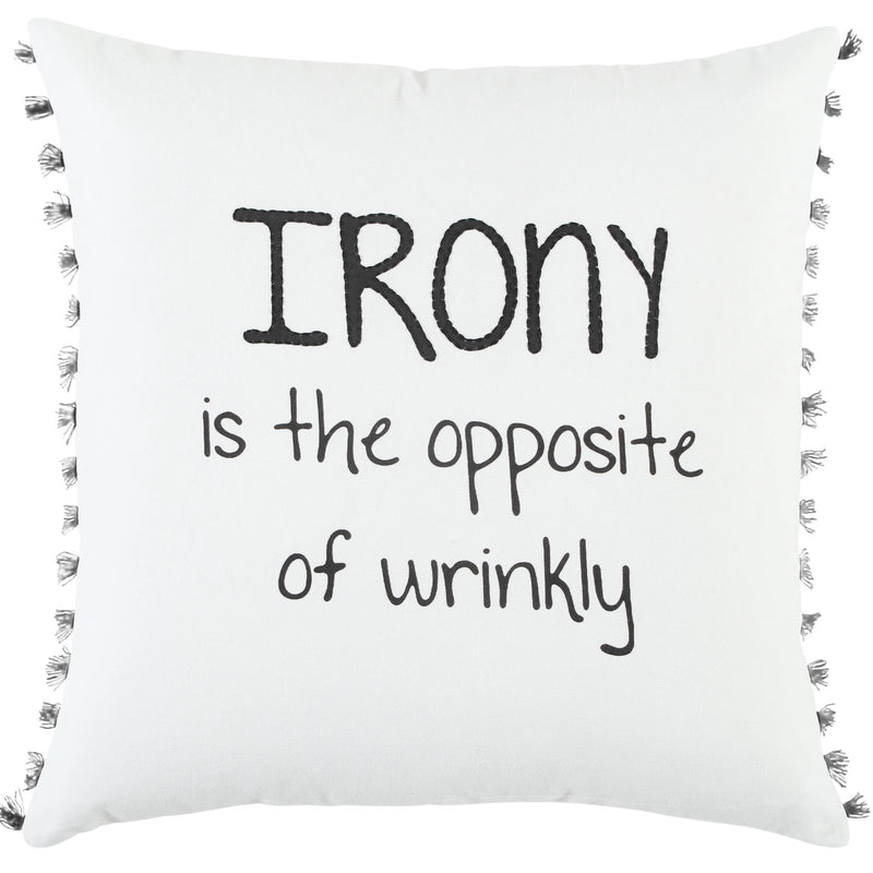 Black Saba Words Fun Decorative Throw Pillows With Dawn Fill Throw Pillows LOOMLAN By LOOMLAN