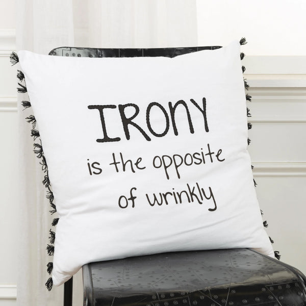 Black Saba Words Fun Decorative Throw Pillows With Dawn Fill Throw Pillows LOOMLAN By LOOMLAN