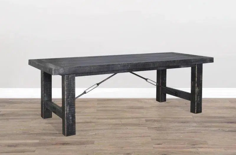 Black Sand Extension Table Black Dining Tables LOOMLAN By Sunny D