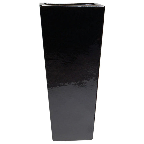 Black Square Pot Outdoor Planters LOOMLAN By Emissary