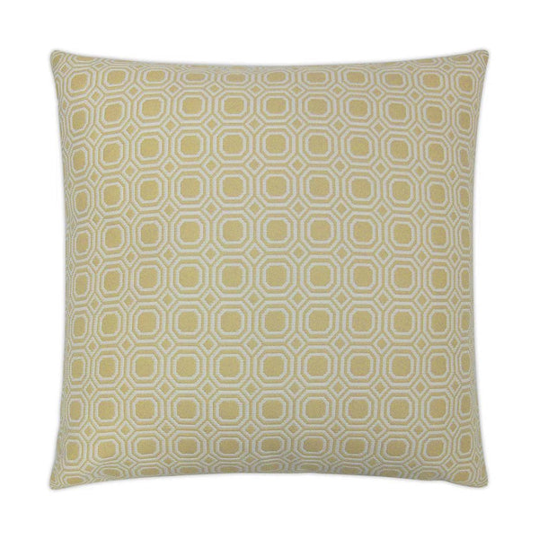 Blair Yellow Throw Pillow With Insert Throw Pillows LOOMLAN By D.V. Kap