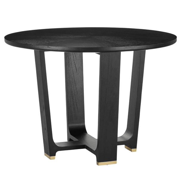 Blake Black Dining Table Dining Tables LOOMLAN By Currey & Co