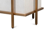 Blakely 2 Door Accent Cabinet Osprey White Accent Cabinets LOOMLAN By Sarreid