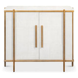 Blakely 2 Door Accent Cabinet Osprey White Accent Cabinets LOOMLAN By Sarreid