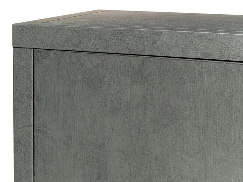 Blanco 4 Door Buffet Stone Grey Sideboards LOOMLAN By Sarreid