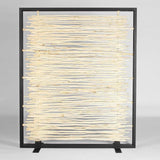 Bleached Driftwood Iron Framed Screen Room Dividers LOOMLAN By Urbia