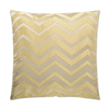 Bliss Gold Throw Pillow With Insert Throw Pillows LOOMLAN By D.V. Kap