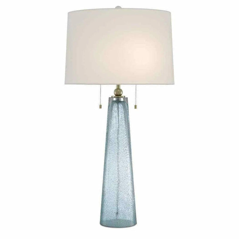 Blue Brass Looke Table Lamp Table Lamps LOOMLAN By Currey & Co