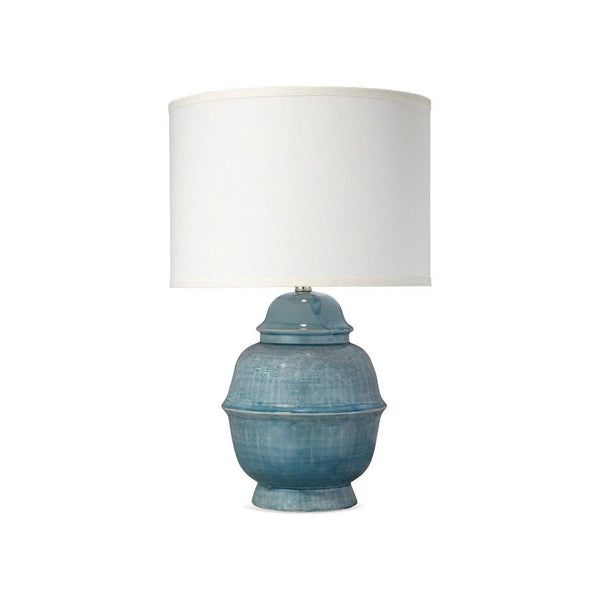 Blue Ceramic Kaya Table Lamp Table Lamps LOOMLAN By Jamie Young