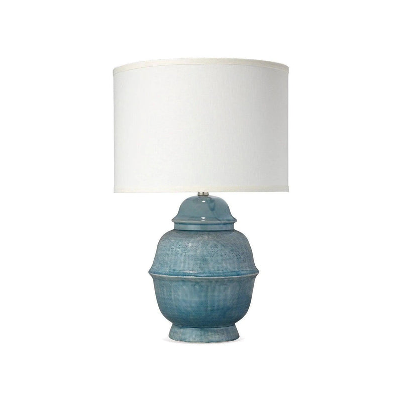 Blue Ceramic Kaya Table Lamp Table Lamps LOOMLAN By Jamie Young