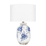 Blue Ceramic Ruth Table Lamp Table Lamps LOOMLAN By Jamie Young