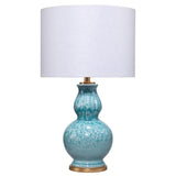 Blue Ceramic Whitney Table Lamp Table Lamps LOOMLAN By Jamie Young